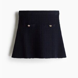 H&M A-LINE MOSS-KNIT SKIRT size small NWT